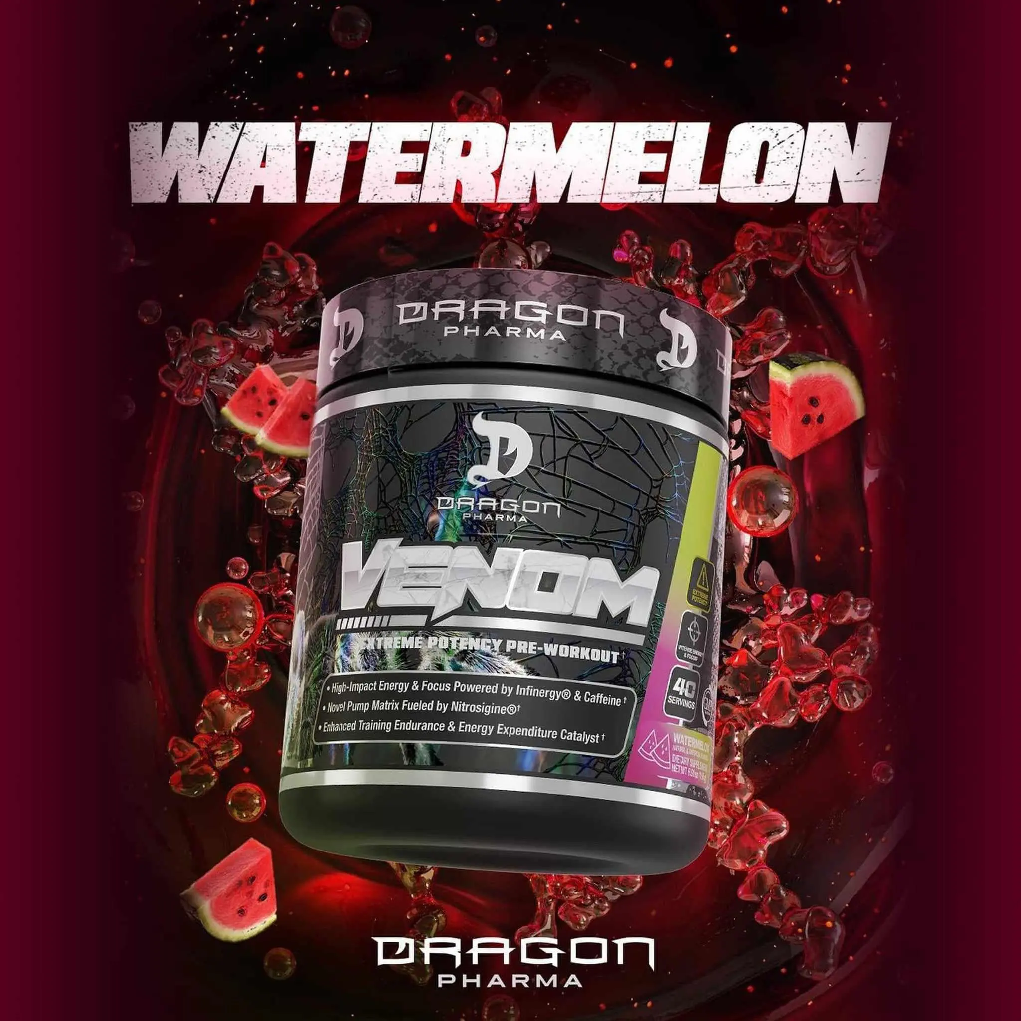 Dragon Pharma VENOM® Pre-Workout Fitness Supplement