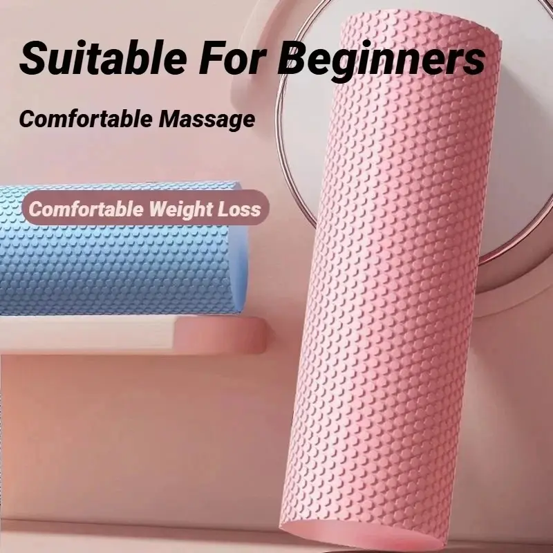 Hexagonal EVA Foam Yoga Roller, 10cm * 30cm Massage Foam Roller for Pilates Home Fitness Workout