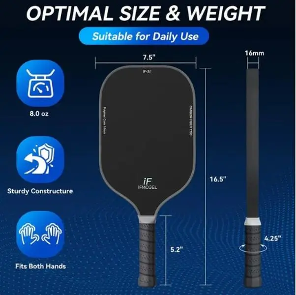 T700 Carbon Fiber Pickleball Paddle with Carbon Abrasion Surface T700 Carbon Fiber Pickleball Paddle with Carbon Abrasion Surface