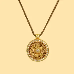 Eight Treasures Compass Pendant | Happiness and Fulfillment | Thriving Career | Harmony and Unity | Wealth and Good Fortune | Wisdom and Enlightenment
