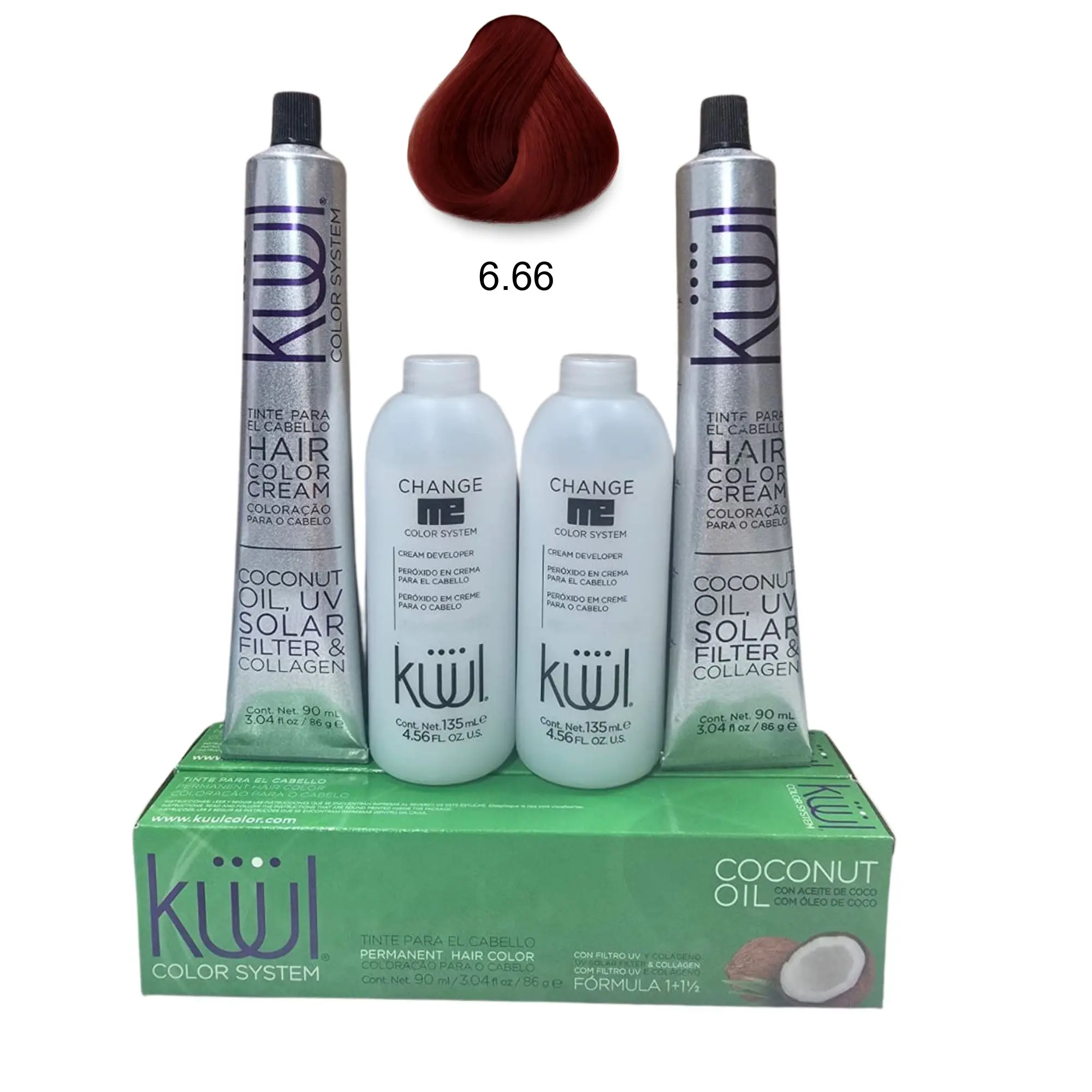 6.66 Dark Bright Red Blonde