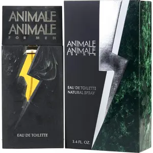 Animale Animale for Men Oriental Woody Cologne Eau de Toilette (EDT) - 3.4 fl oz, 3.3 oz Option, New in Box, with Lemon Lime, Jasmine Rose Notes, Suitable for Office Wear