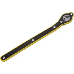 1PCS Labor-saving long-handled ratchet wrench, 13.4-inch steel ratchet wrench, a powerful tool suitable for wheel and tire removal and repair.