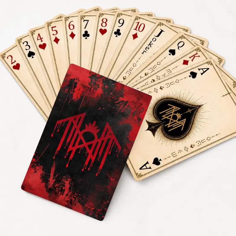 Sleep Token Playing Cards | Epic Gothic Rock Poker Deck | Unique Music Fan & Gamer Gift