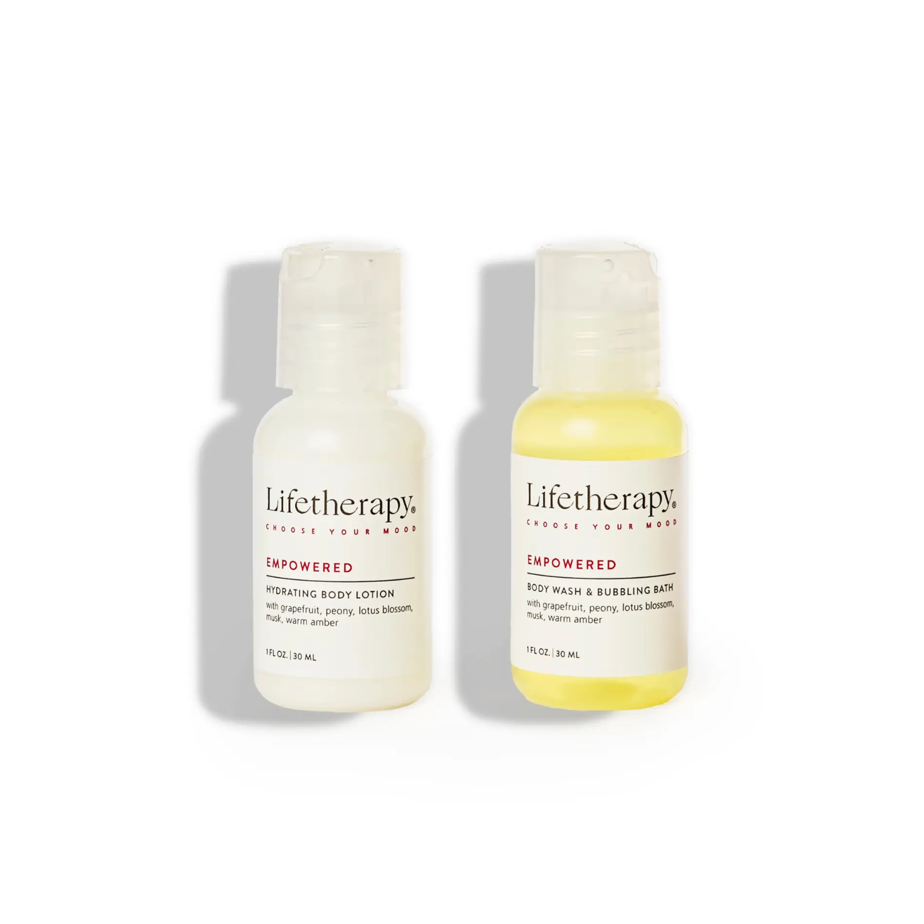 Travel-Sized Mini Body Wash & Lotion Duo - Hydrating Body Wash And Lotion Duos For Skin Repair And Cleansed, Moisturized Skin Body Care