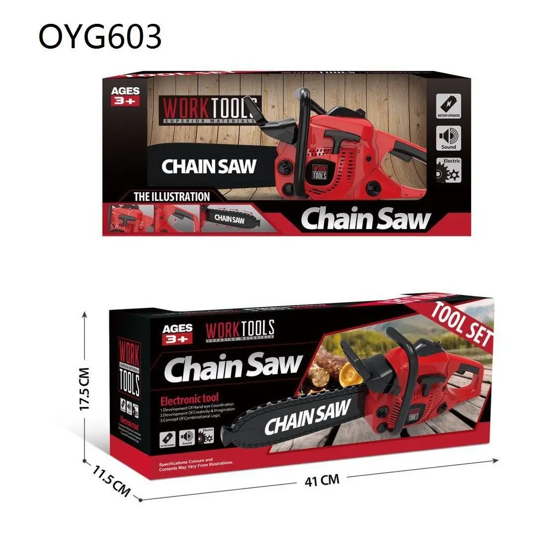 Large Size Children Electronic Chainsaw Kids Play Tools Pretend Play Tool Kits Electric Saw Children Simulated Play House Toy