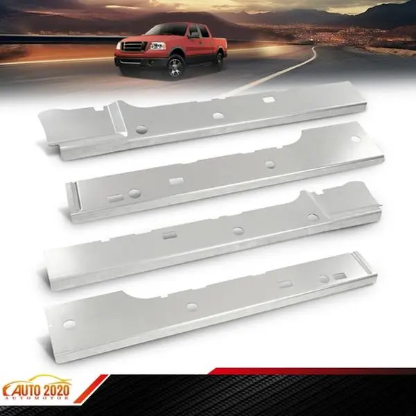 Inner Rocker Panel Pair, 4-Door Extended Cab Truck Vehicle Parts, Compatible with 2004-2008 Ford F-150