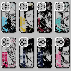 Anime Jujutsu Kaisen Satoru Gojo Phone Case For iPhone 17 16 15 14 13 12 11 - Personalized Aesthetic Design Shockproof Phone Case: Your Perfect Blend of Style and Safety!