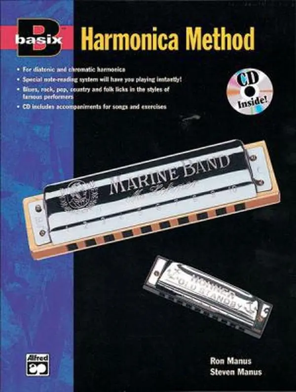 USED-Basix Harmonica Method: Book & Enhanced CD [With CD] by Manus, Steven (Paperback)