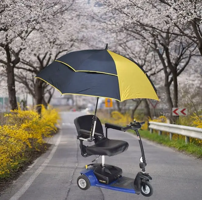 Universal Grip Umbrella Holder for Mobility Scooters, Power Chairs, & Wheelchairs