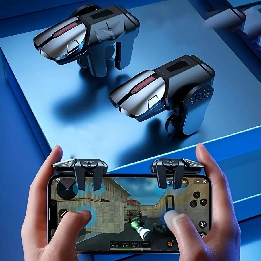 Mobile Game Controller Triggers, Auto Mobile Game Accessories Artifact, Finger Trigger Sensitive Shooting Target Button, Intelligent Mobile Game Controller Handle, Handheld Portable Game Peripherals, Game Night Gadget