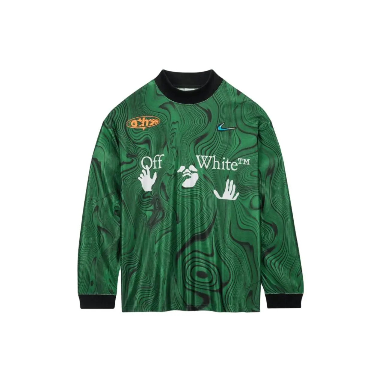 Nike X Off White Allover Print Jersey Asia Sizing
