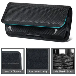 Summervibes Durable Tactical Army Waist Belt Bag with Metal Clip Holster for Cell Phone Pouch Organiser Cover Galaxy Durable Oxford Cloth Lightweight Sturdy Material Card Slot Keychain Hoop Lock Summervibes outdoorfun