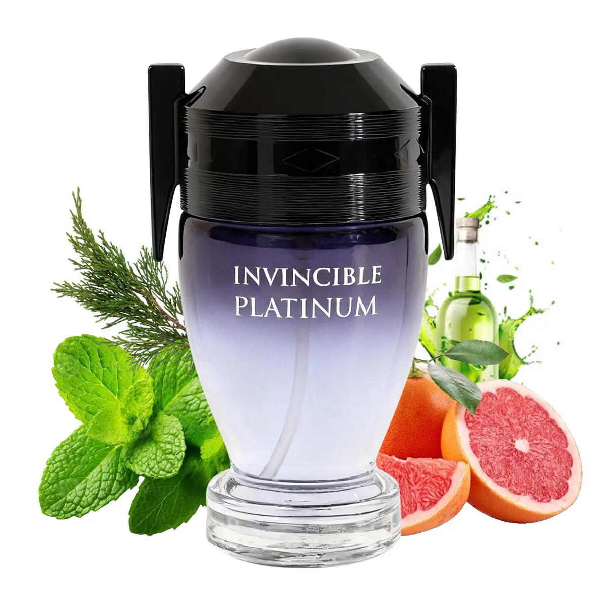 Invincible Platinum Pour Homme Men's Spray Cologne 100ml/3.4fl.oz. - Men's Fragrance