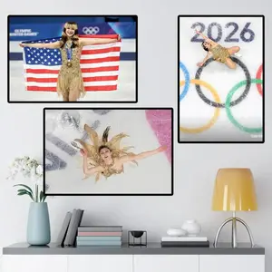 [Poster No Frame] Alysa Liu Figure Skating Poster – Figure Skating Lover Poster, Poster Gift