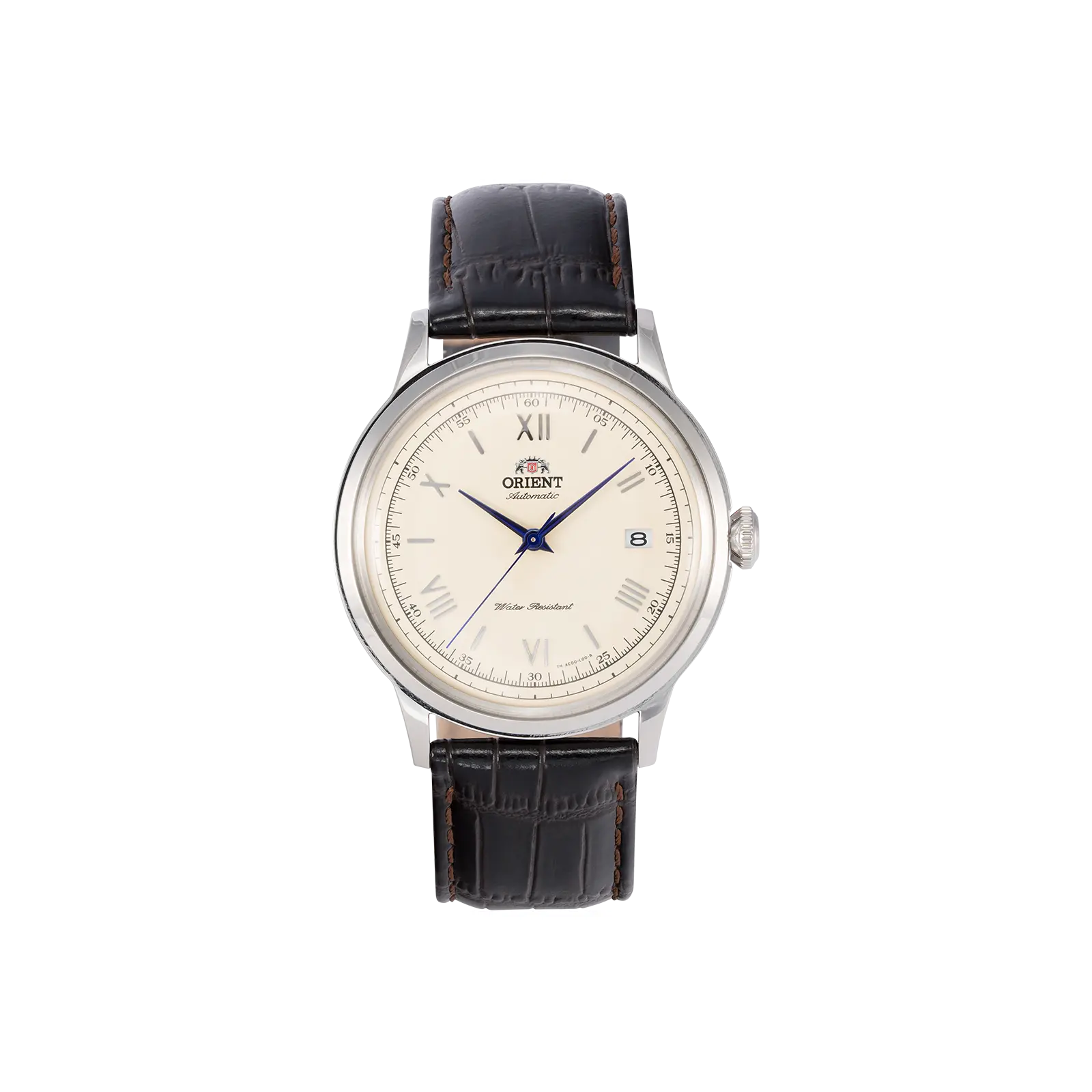 Orient Bambino Version 2 Men's Analog Automatic Wristwatch - 40.5mm Dress Watch, Stainless Steel Watch, 40-hour Power Reserve, 30M-50M Water Resistance, 12 Months Warranty, Men's Accessories, TAC00009N0, Analog Wristwatch