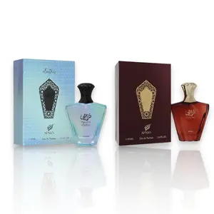 Afnan Perfumes | Turathi Electric + Turathi Brown | Eau De Parfum | 90 ml - 3.4 oz | Citrus - Musky & Fresh Notes