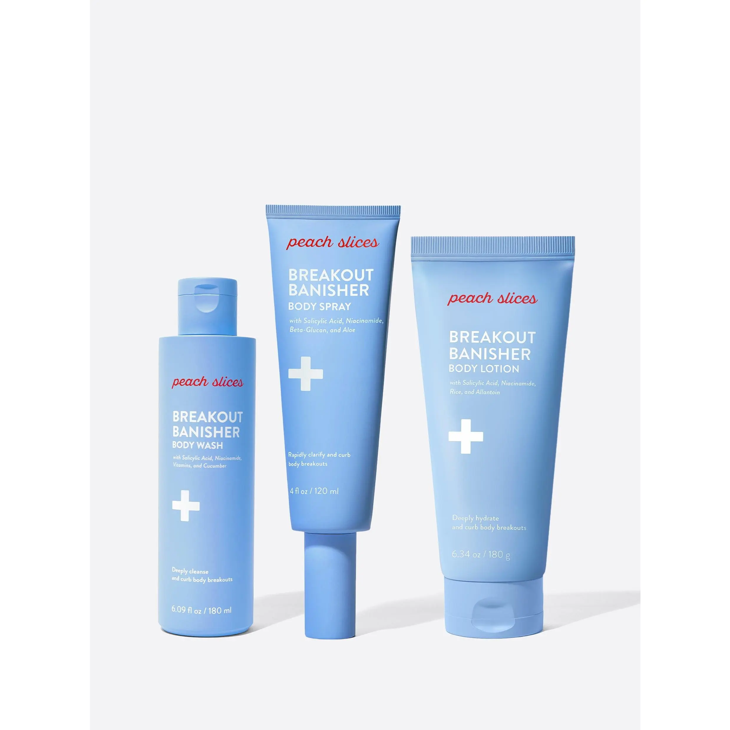 Breakout Banisher Trio - Salicylic Acid Cleanser, Cucumber Toner, and Niacinamide Serum for Acne Treatment Breakout Banisher Trio - Salicylic Acid Cleanser, Cucumber Toner, and Niacinamide Serum for Acne Treatment