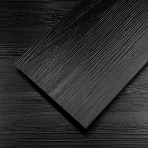 12-Pack 18 Sq. Ft Peel and Stick Tiles,Black Vinyl Flooring Wood Plank,Self-Waterproof for Bedroom,, Living Room Home Decor