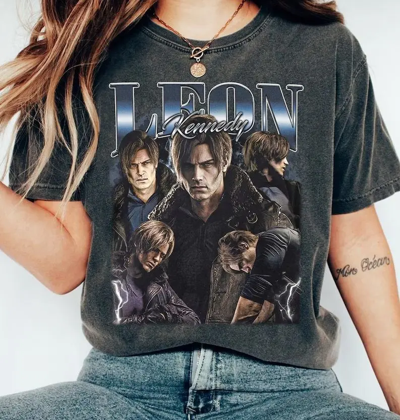 Limited Leon S Kennedy Comfort Colors/Gildan Shirt, Resident Evil Requiem Shirt, RE9 Requiem Shirt Fan, Unisex Tee, Gift For Man And Woman