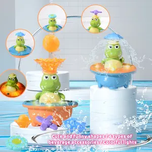 【Glow & Splash!】 Interactive Bath/Pool Toy with Light-Up Fun, Outdoor Summer Games Gift for Ages 3+