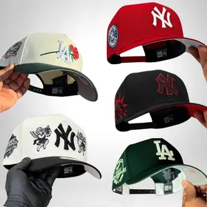 New Era MLB LA Dodgers x NY Yankees 9FORTY 59FIFTY Cap – Fitted Snapback Gorras de Béisbol Unisex, Streetwear Hat for Men Women, Adjustable Trucker Design, Vintage Sport Look USA 2026, Trending Urban TikTok Fashion