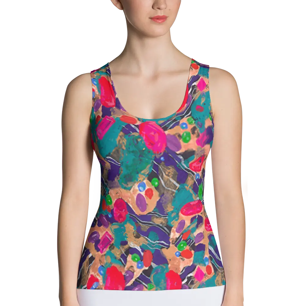 Jelly Bean Fitted Tank Top