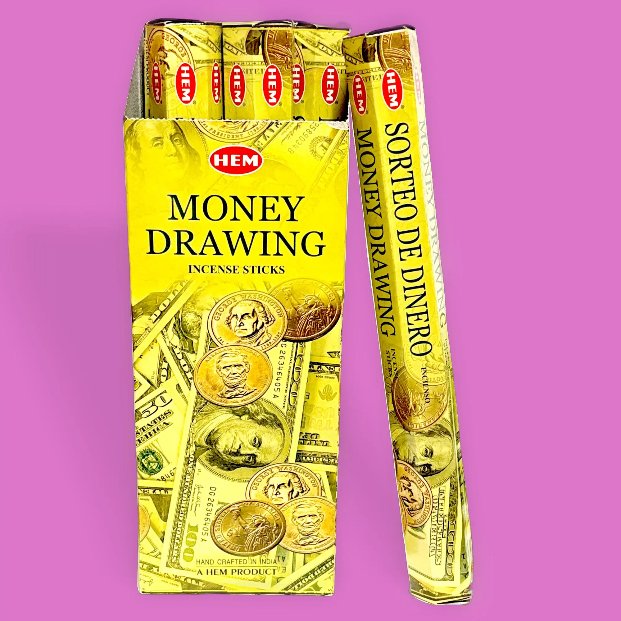 Money Drawing Incense Pack - Home Fragrance with Inviting Aroma, Prosperity-Focused Scent for Home Supplies Use (1 Pack)