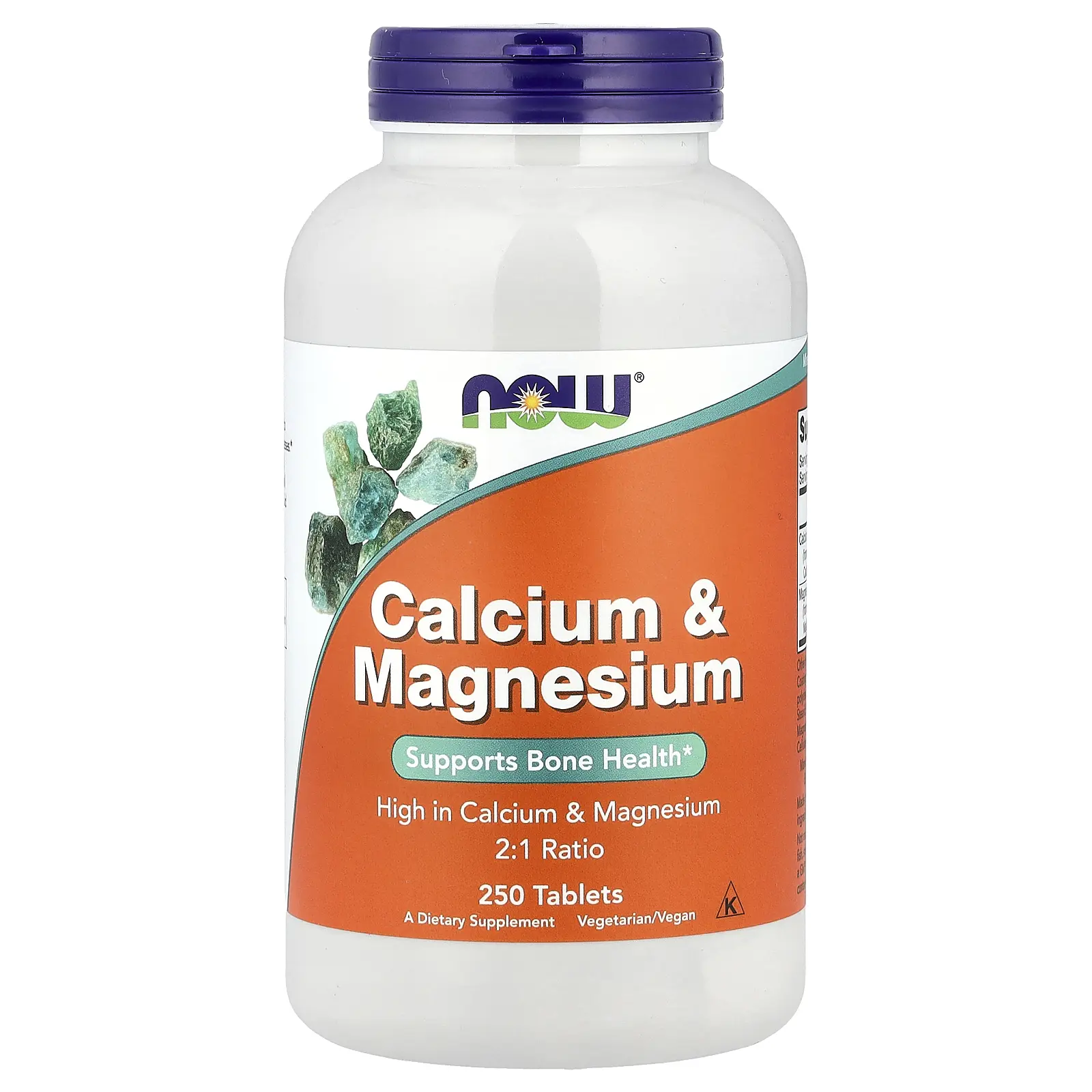 NOW Foods Calcium & Magnesium, 250 Tablets
