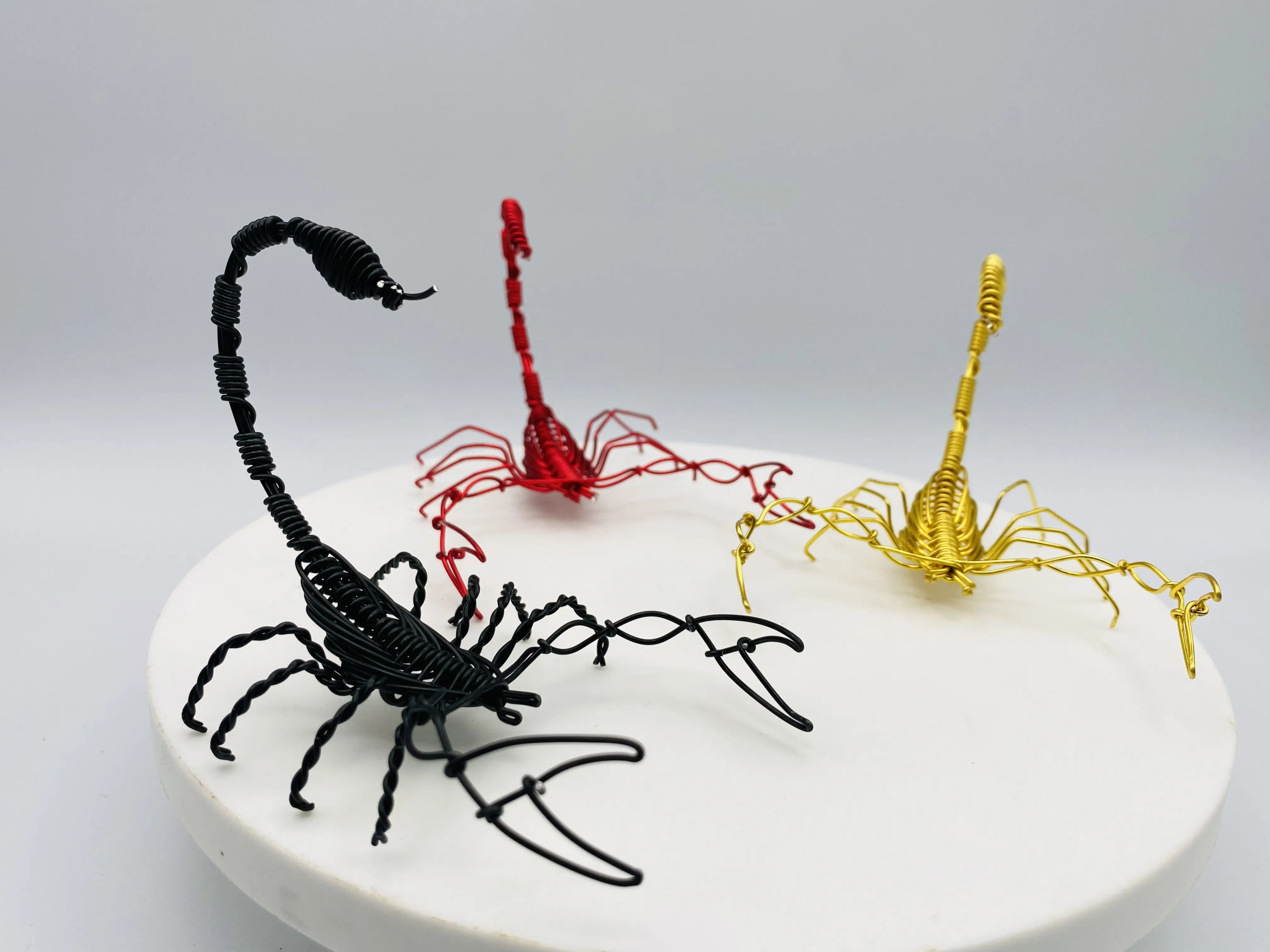 Scorpion wire sculpture Scorpion wire sculpture