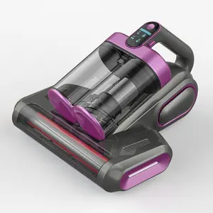 Wireless Handheld Mattress Vacuum Cleaner Powerful Suction Dual Dust Collection HEPA Filtration Ultrasonic Technology UV Lamp for Beds Sofas