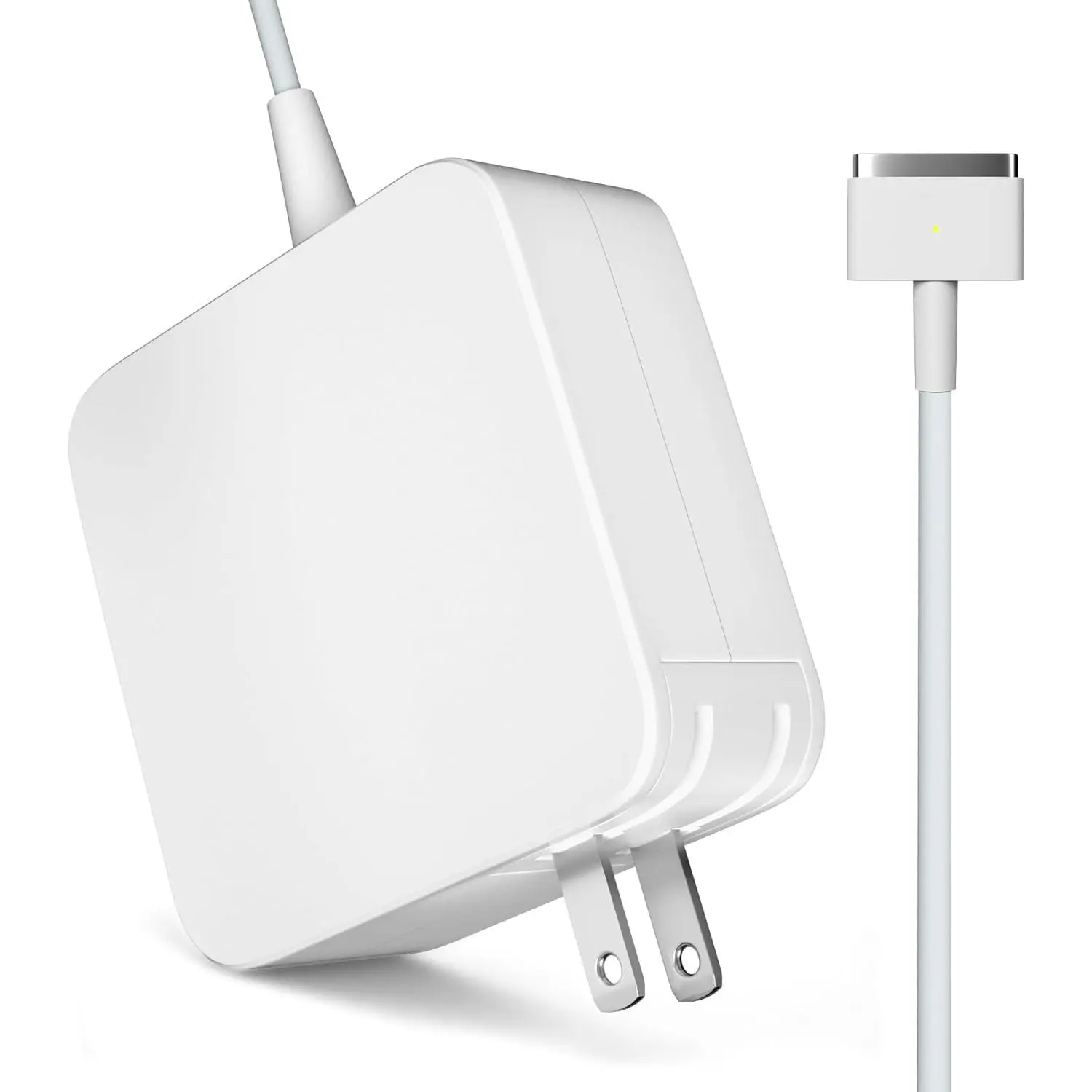 60W Laptop Charger with T-Tip Plug for MacBook Pro 13-Inch Retina Display (2012+), MacBook Air (2012+), Models A1425/A1435/A1502 - 60W Output, AC 100-240V 50-60Hz, DC 16.5V-3.65A, Galvanized Copper Core, LED Status Prompt, Overcharge Safe, ROHS Certified