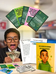 Kids Financial Literacy Bundle | Teach Kids About Money| Comes with Bonus Digital Flipbook