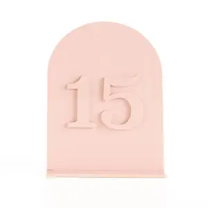 Acrylic Arch Table Number by The Cotton & Canvas Co.