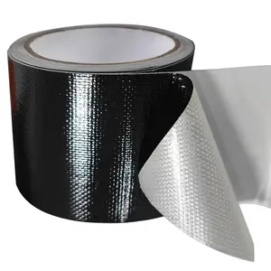Awning Repair Tape for Tarp, Heavy Duty Outdoor Repair Tape for Canvas, Boat Covers, Tent, Sail Tape, Tear Repair Patch Kit, Waterproof, UVproof, Black