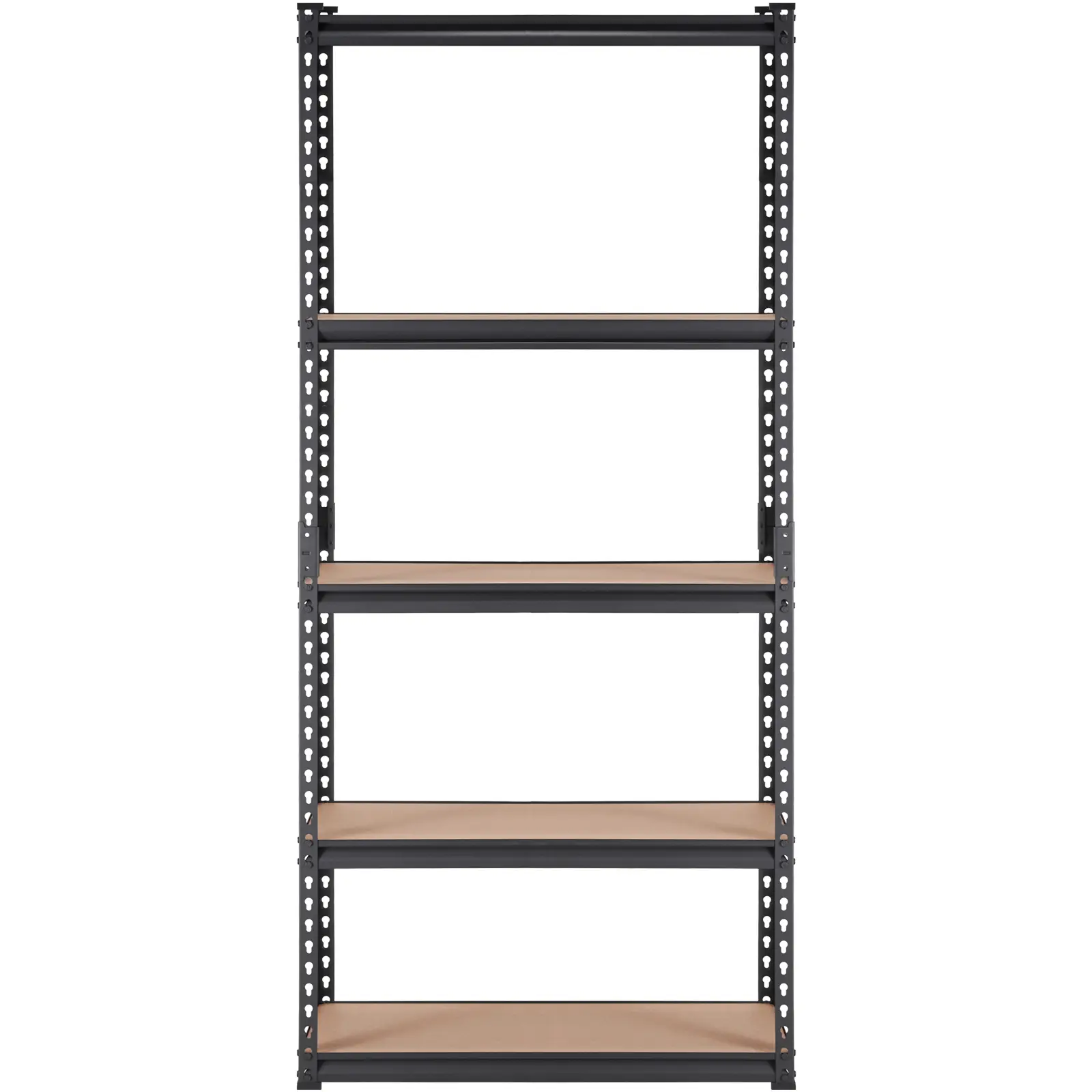 VEVOR Heavy-Duty 5-Layer Adjustable Metal Storage Shelving Unit, 2000 lbs/907kg Capacity, 36" L x 18" W x 72" H SPCC Steel & MDF Durable Reinforced Organizer for Garage Organization, Kitchen Pantry, Adjustable Shelf Rack