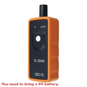 Car Tpms Reset Tool El-50448, Tire Pressure Monitoring System Relearn Tool, 315/433 Mhz, Compatible with Most Vehicles, Requires 9v Battery