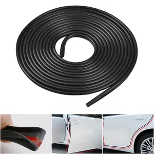 33FT Car Door Edge Guards, Universal Self-Adhesive Rubber U-Shape Protector, Anti-Collision & Noise Reduction
