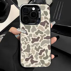 Camo Pattern Shockproof Phone Case for iPhone 11 12 13 14 15 16 17 Pro Max Plus  Air XR Protecitved Cover Vintage Sitka Camouflage