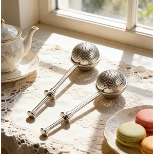 SITAKEYFMHK Say goodbye to messy tea leaves!Our 2-pack stainless steel fine mesh tea ball infuser ensures smooth, grit-free steeped tea, compact and reusable for daily drinking and tea lovers everywhere