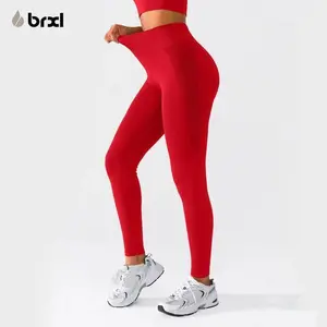 BRXL BrxlGrit High-Waisted Yoga Pants Women's - Breathable Sports Pants Seamless Tummy Control and Butt Lifting Autumn Must-Have Sports Leggings #Parati #GymWorkout #TikTokMadeMeBuyIt #outdoorfun #warmupforholiday#Christmas costume for women-3