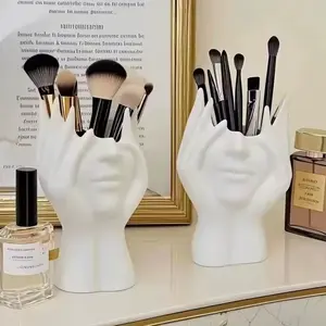 a1PCS Creative Human Body Art Styling Office Supplies Desktop Multifunctional Storage Pen Holder Makeup Brush Holder Decoration