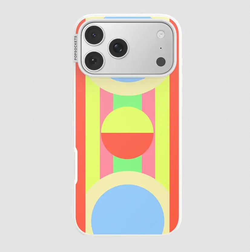 Popsockets Electric Court MagSafe Casing for iPhone 17 Pro Max Smartphone, Handheld Cellphone Devices