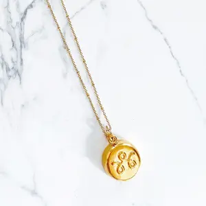 Personal Safety Device - Classic Beaded Chain Necklace