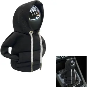 Gear Shift Hoodie, Fashionable Gear Shift Knob Cover, Mini Hoodie For Auto Shifter, Auto Interior Cute Gadgets, Universal Car Decoration Accessories