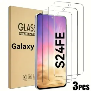 3-Pack Samsung Galaxy A56 A55 A54 A53 A52 A51 A36 A35 A34 A26 A25 A24 A16 A15 A06 A05 HD Tempered Glass Screen Protector Accessories