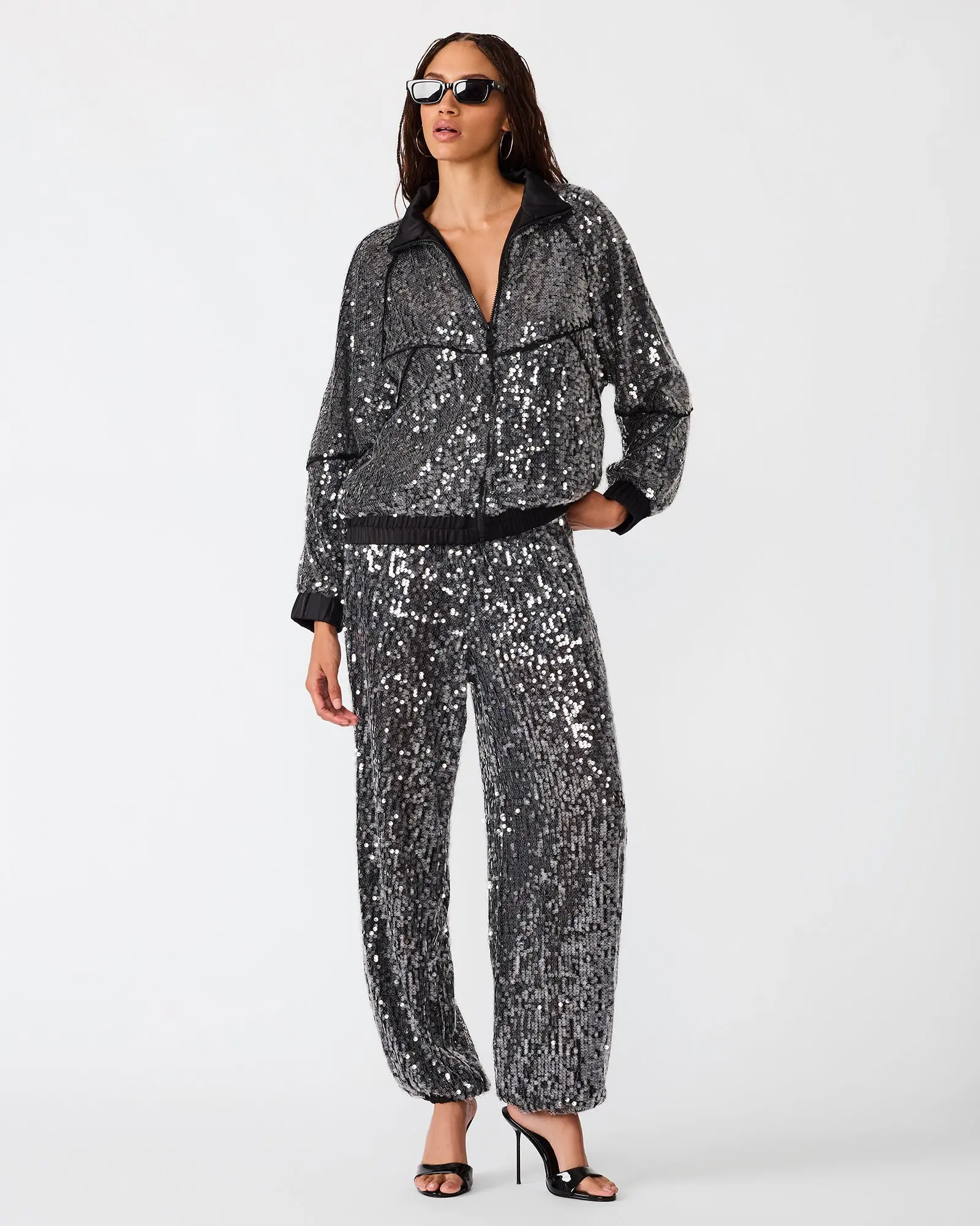 JACEY JACKET BLACK SEQUIN