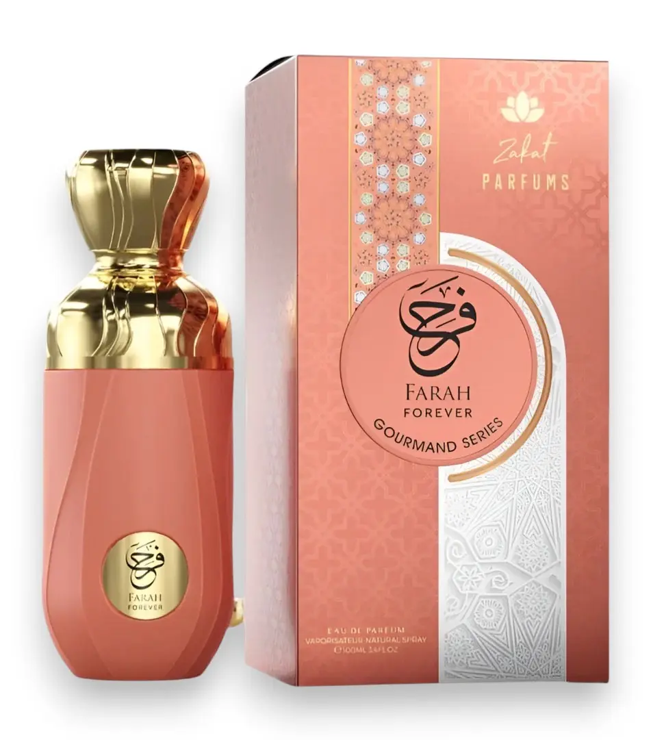 Zakat Parfums | Farah | Forever | Women's Fragrance | 100 ML 3.4 OZ | Eau De Parfum | Nectarine Blossom - Strawberry & Coconut