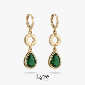 Romana Emerald Drop Earrings | ER021