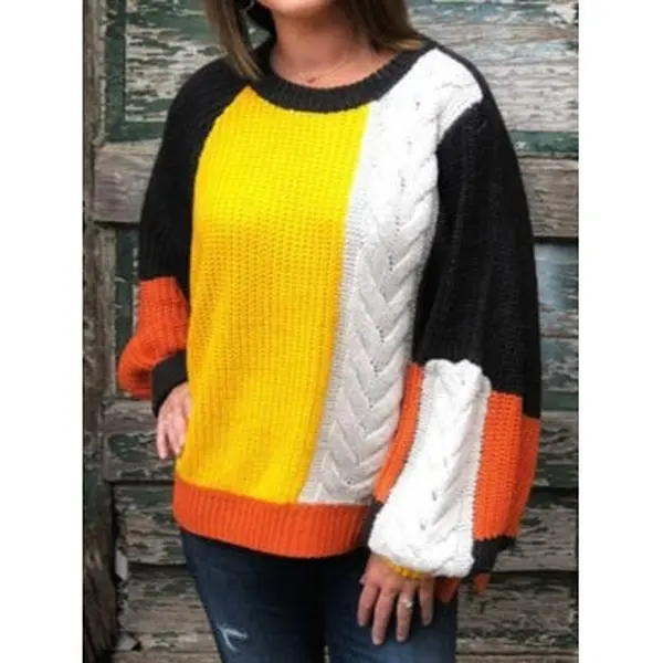 Color Block Sweater